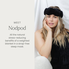 nodpod close-up of the patented four-pod beads highlighting even pressure distribution