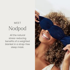 nodpod close-up of microbead pod detailing for even, comforting pressure
