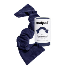 nodpod front view of mask showing four-pod design and full blackout benefit