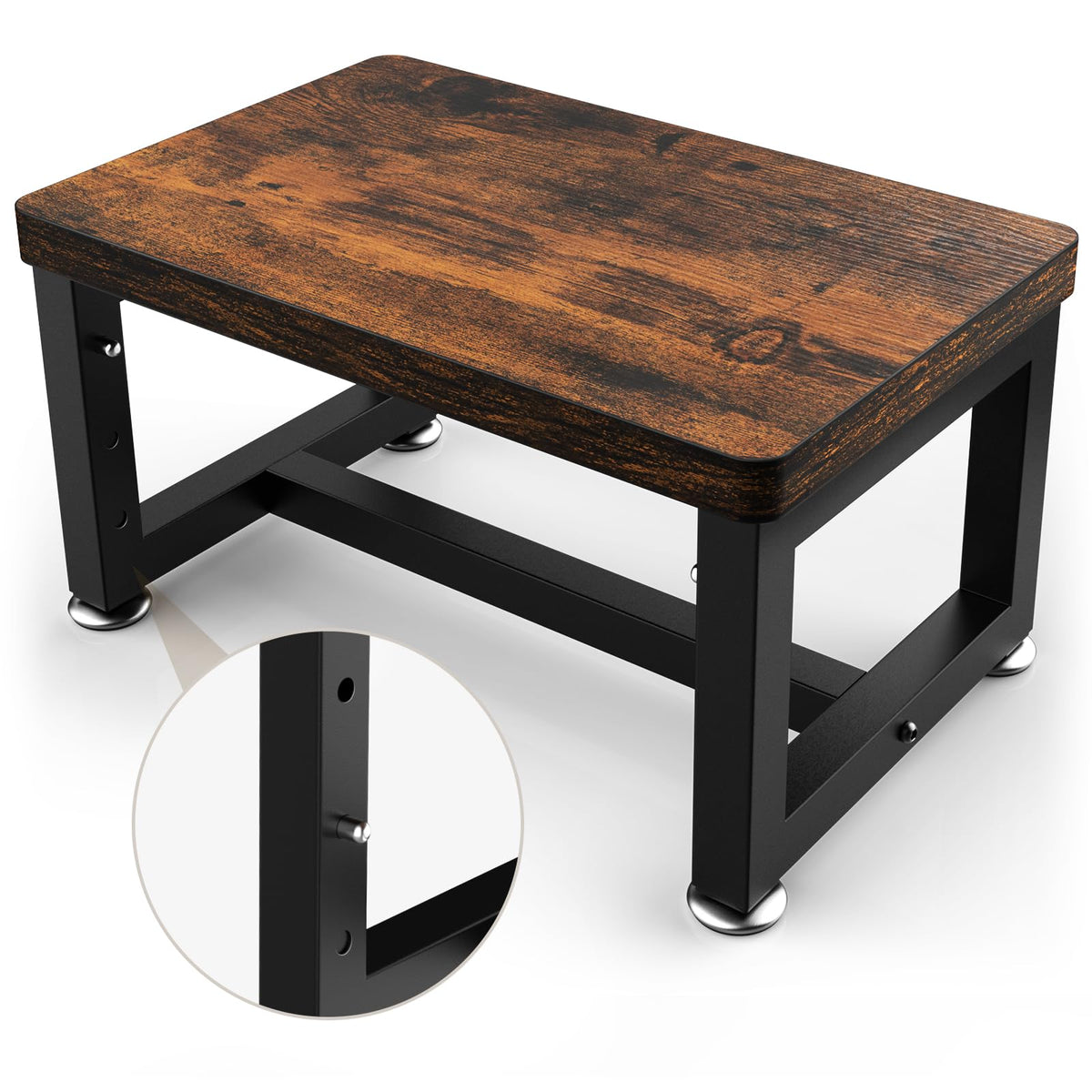 NomNest front view showing full stool and compact design for easy access