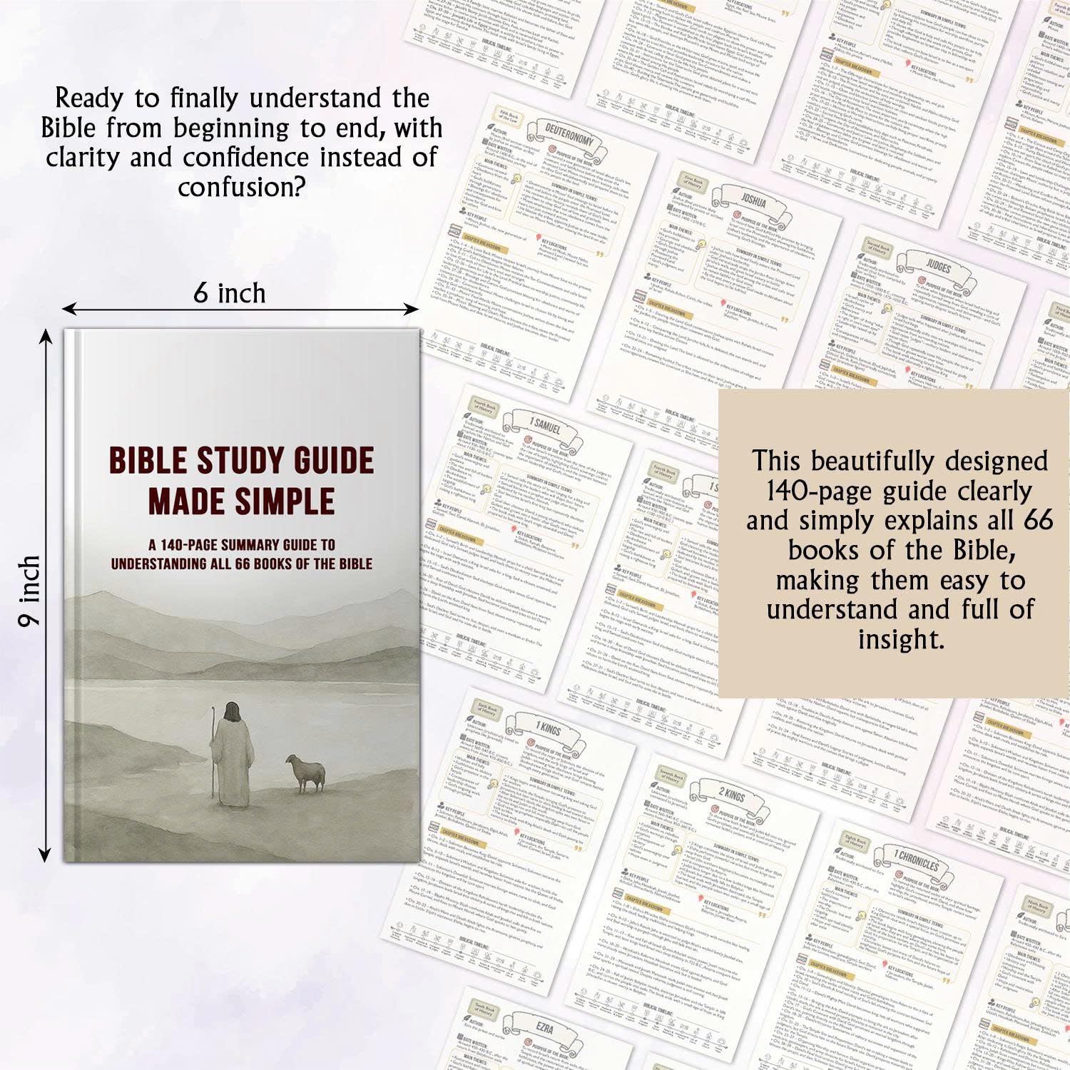 Nonlae hand holding the guide to show portable size and convenience