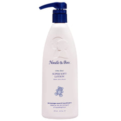 Noodle & Boo front bottle showing label and size for clear selection