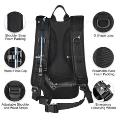 NOOLA padded shoulder and waist straps close-up improving carrying comfort