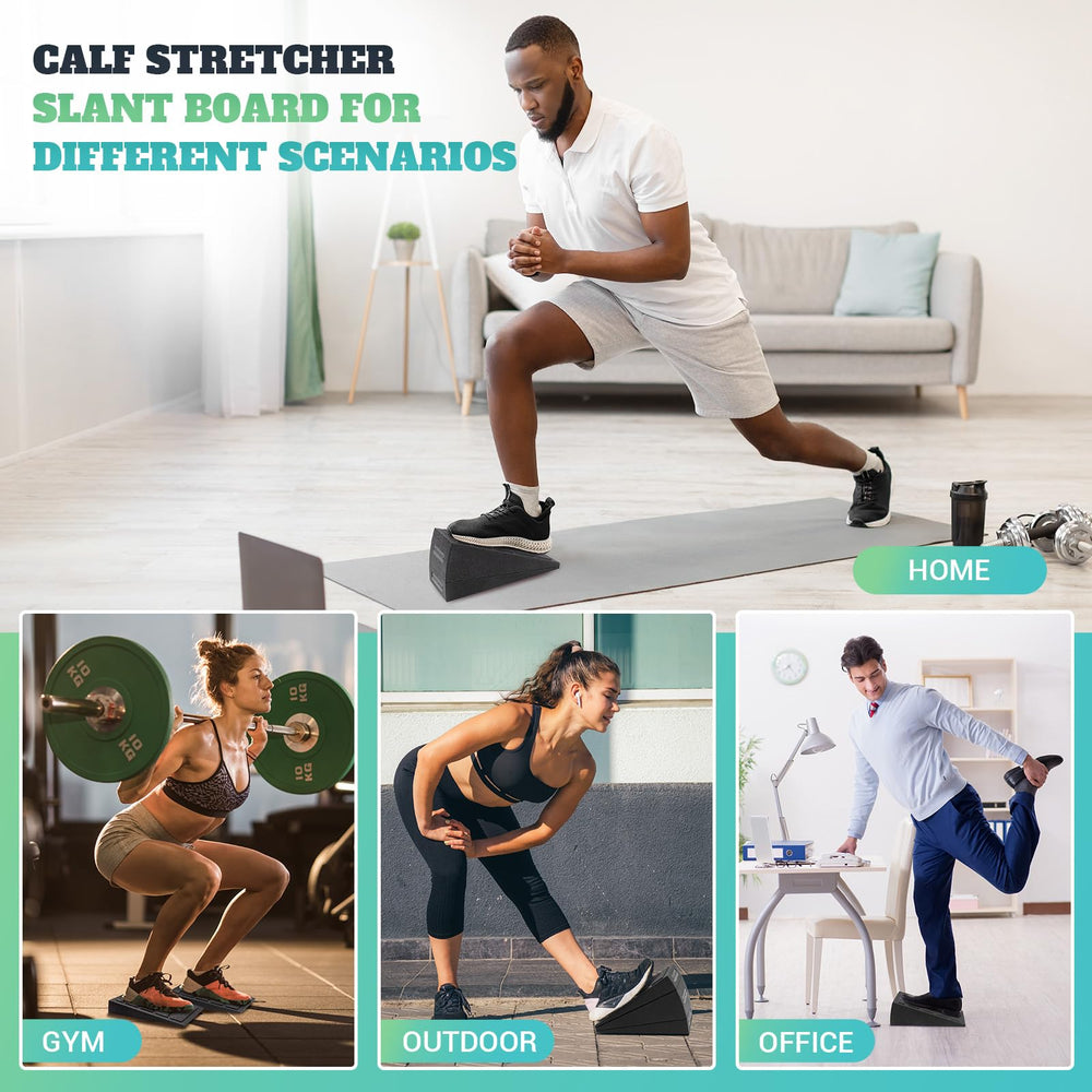 NOONCRAZY wedge in gym lifestyle setting showing versatile use in mobility routines