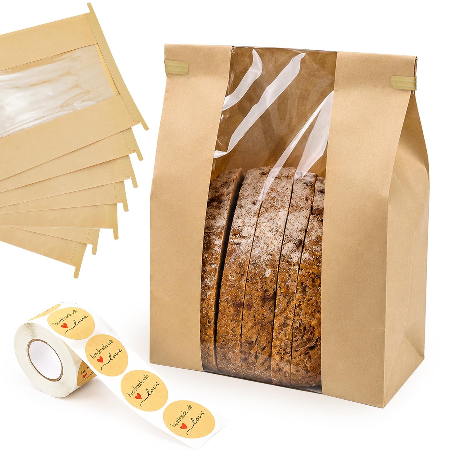 NOONEAST front packaging showing full large sourdough bag and branding benefit
