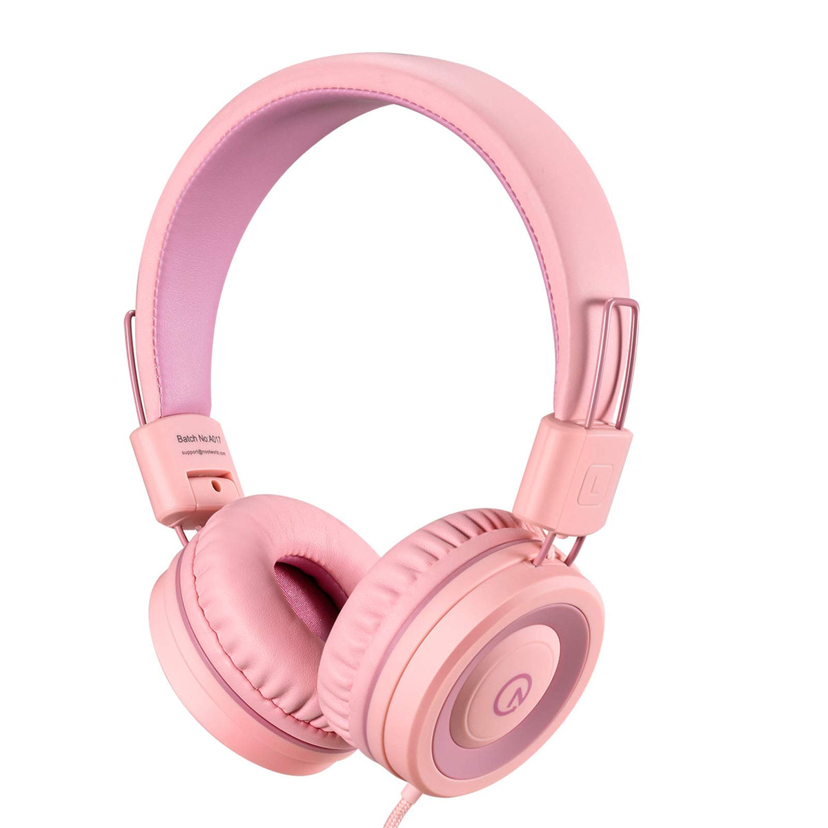 noot products K11 front view in soft pink showing kid-friendly fit and style