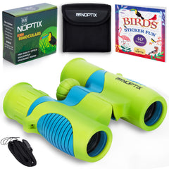 Noptix front view showing durable kids binoculars for easy field use