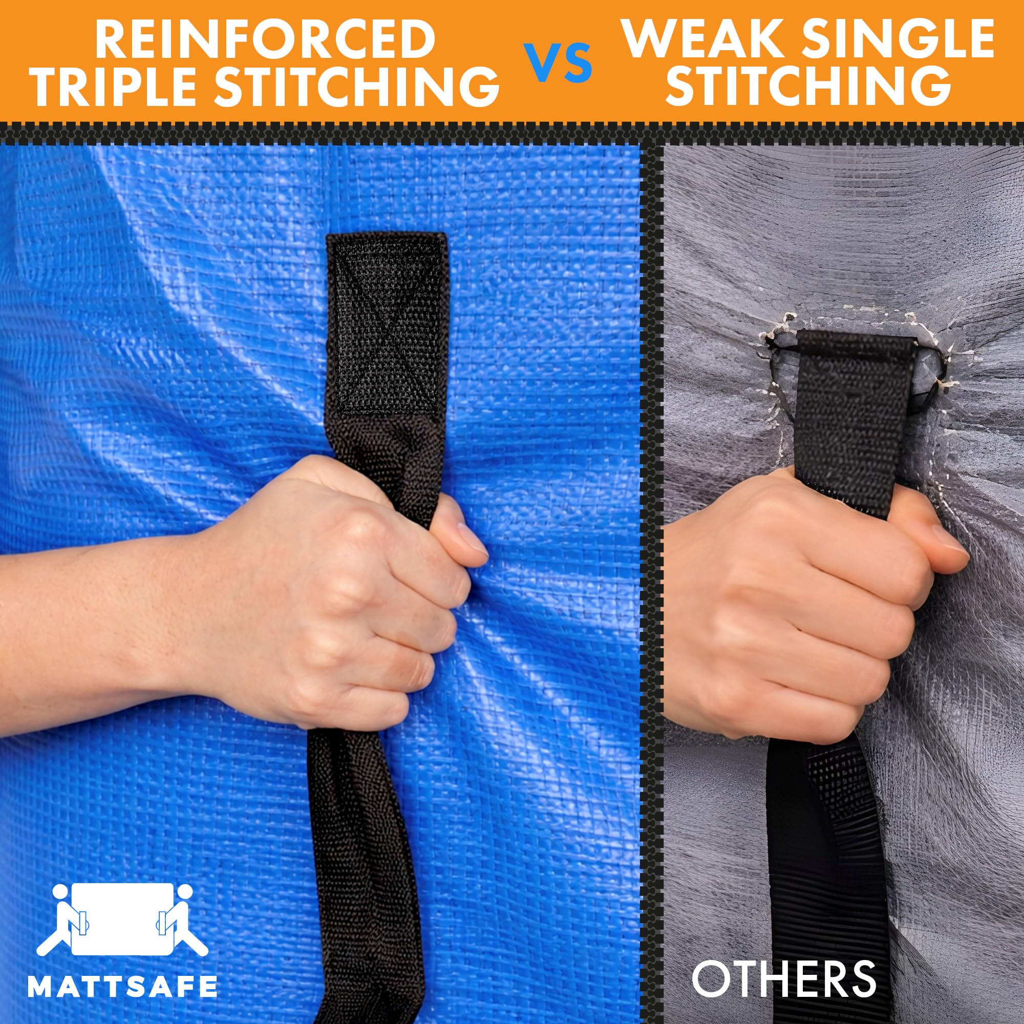 Nordic Elk reinforced carry handles for easier lifting and safer transport