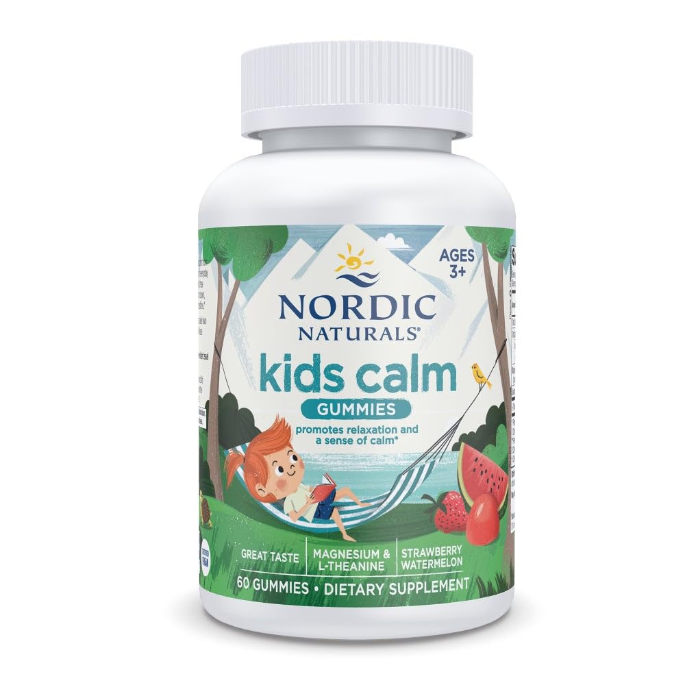 Nordic Naturals front packaging showing gummy bottle and benefits
