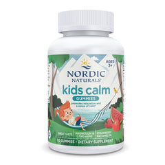 Nordic Naturals front packaging showing gummy bottle and benefits