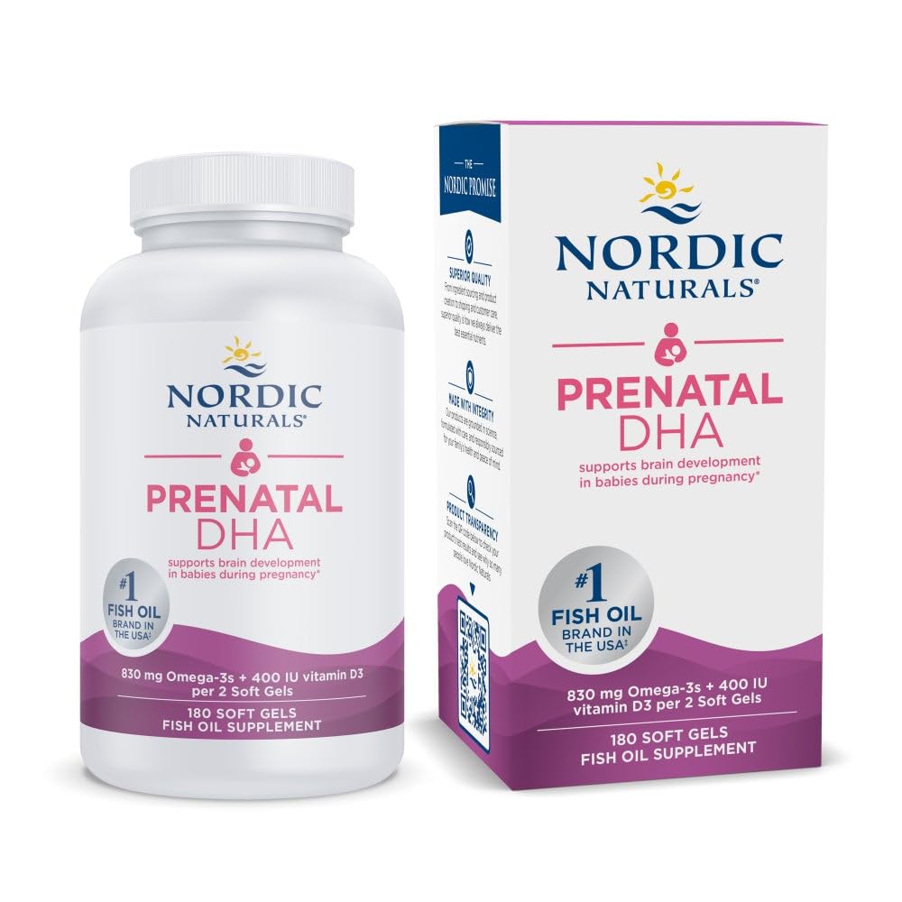Nordic Naturals front packaging showing benefits and serving size