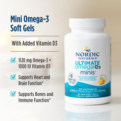 Close-up of a Nordic Naturals softgel texture highlighting purity and smooth coating