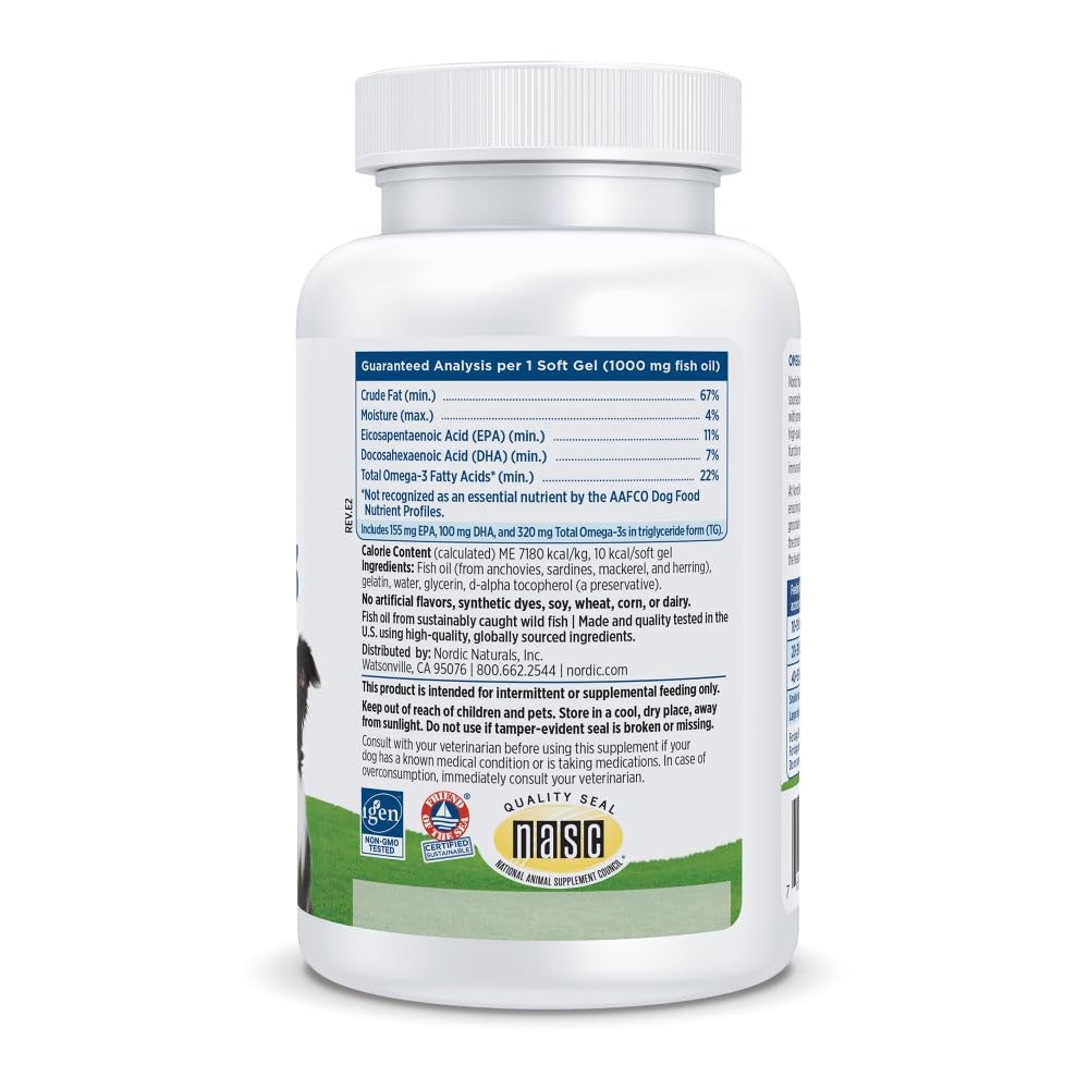 Nordic Naturals soft gel close-up highlighting smooth texture and easy dosing