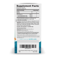 Nordic Naturals mini soft gels close-up highlighting easy-swallow size and taste