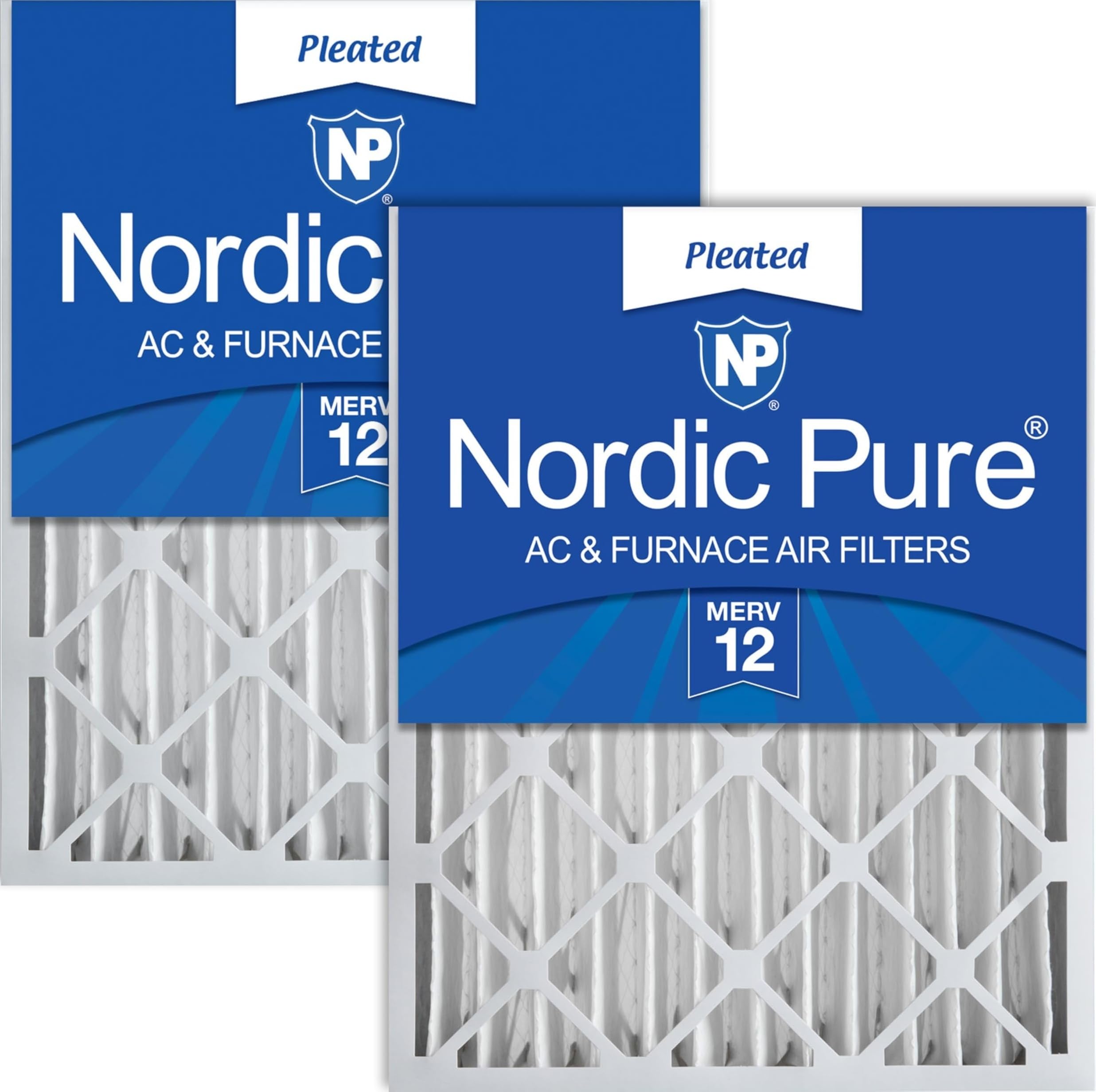 Nordic Pure front packaging showing model and 2-pack convenience benefit
