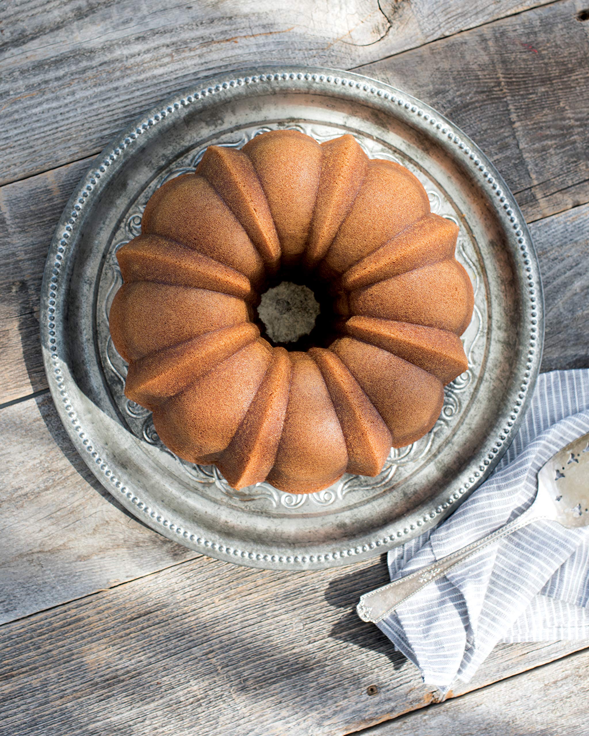 Nordic Ware close-up of pan ridges revealing crisp design definition benefit