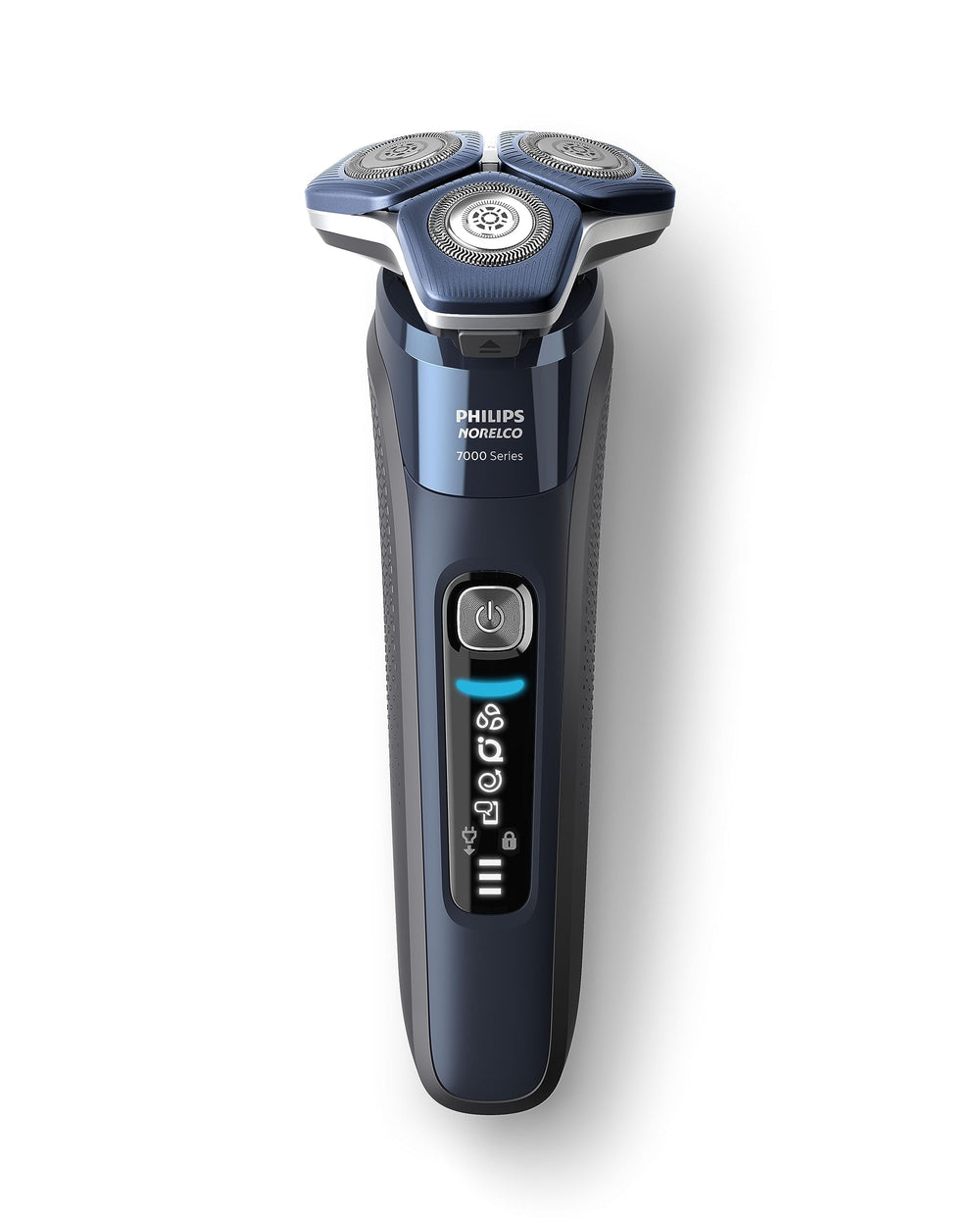Philips Norelco 7800 pop-up precision trimmer detail, useful for mustache and sideburn shaping
