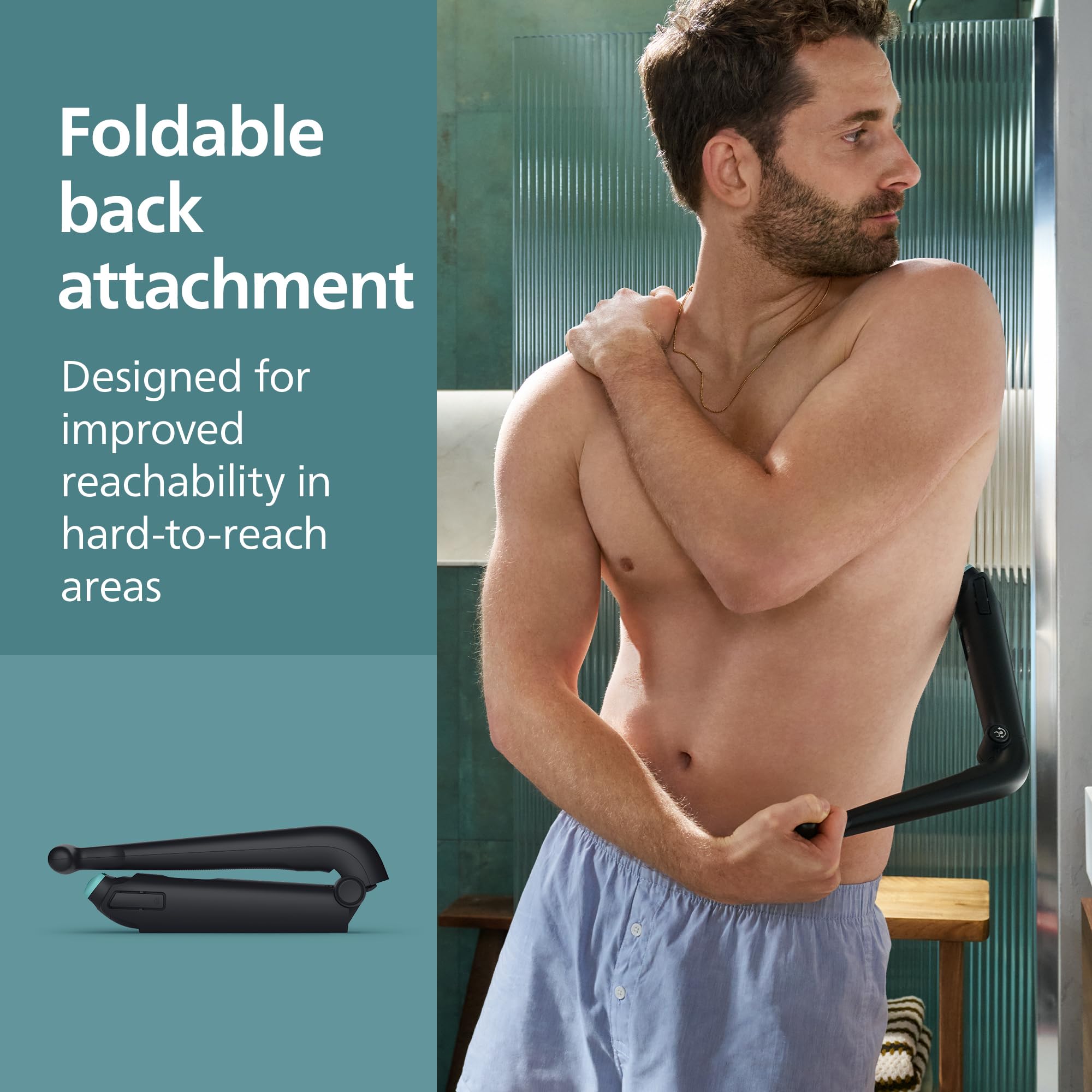 Norelco travel case with USB cable for convenient storage and charging