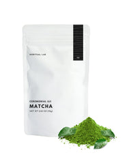 NORITUAL LAB ceremonial matcha front view highlighting vibrant green and premium packaging