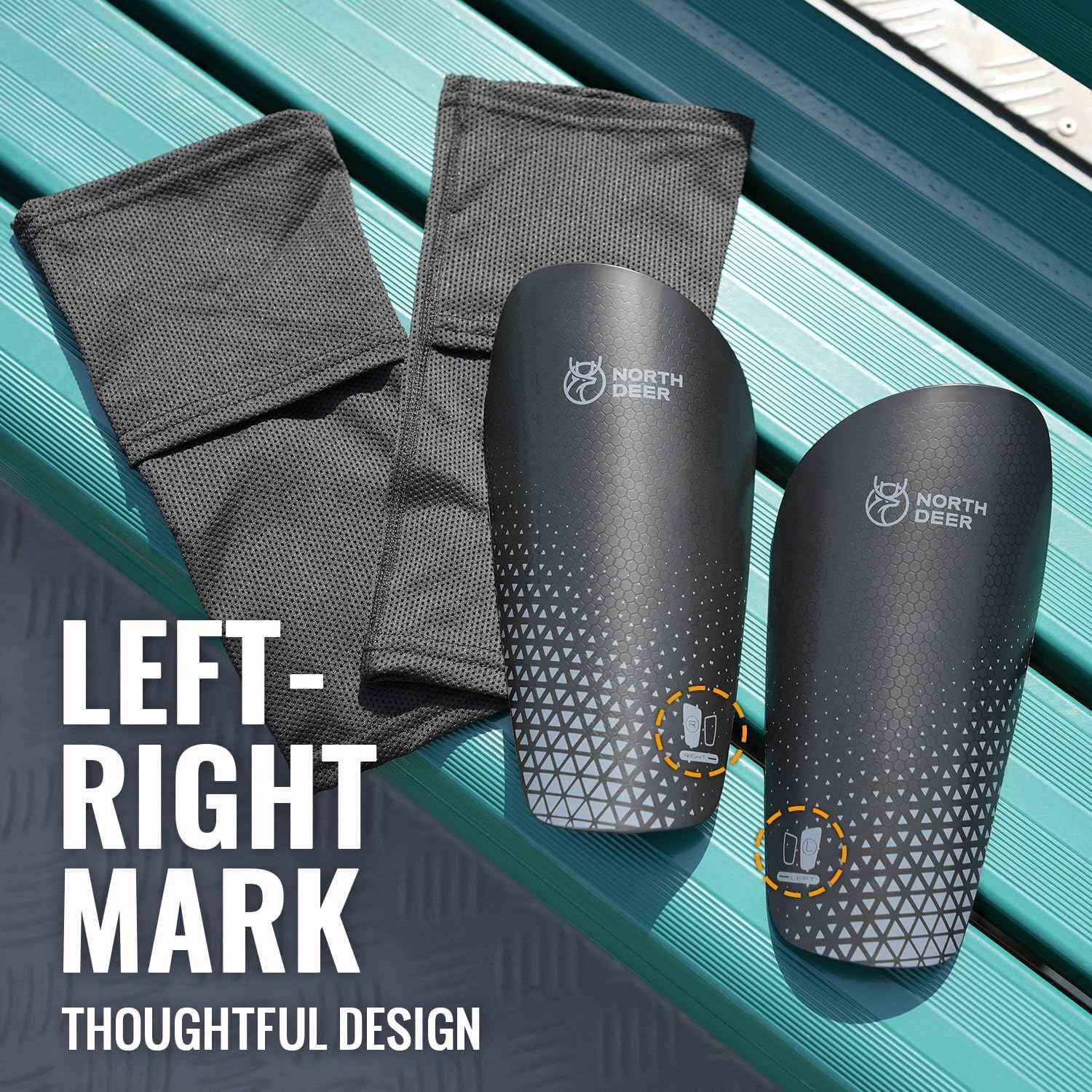 Northdeer sleeve insert pocket with lid displayed to prevent guard slipping out