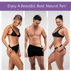 Norvell applied with tanning mitt demonstrating even streak-free coverage
