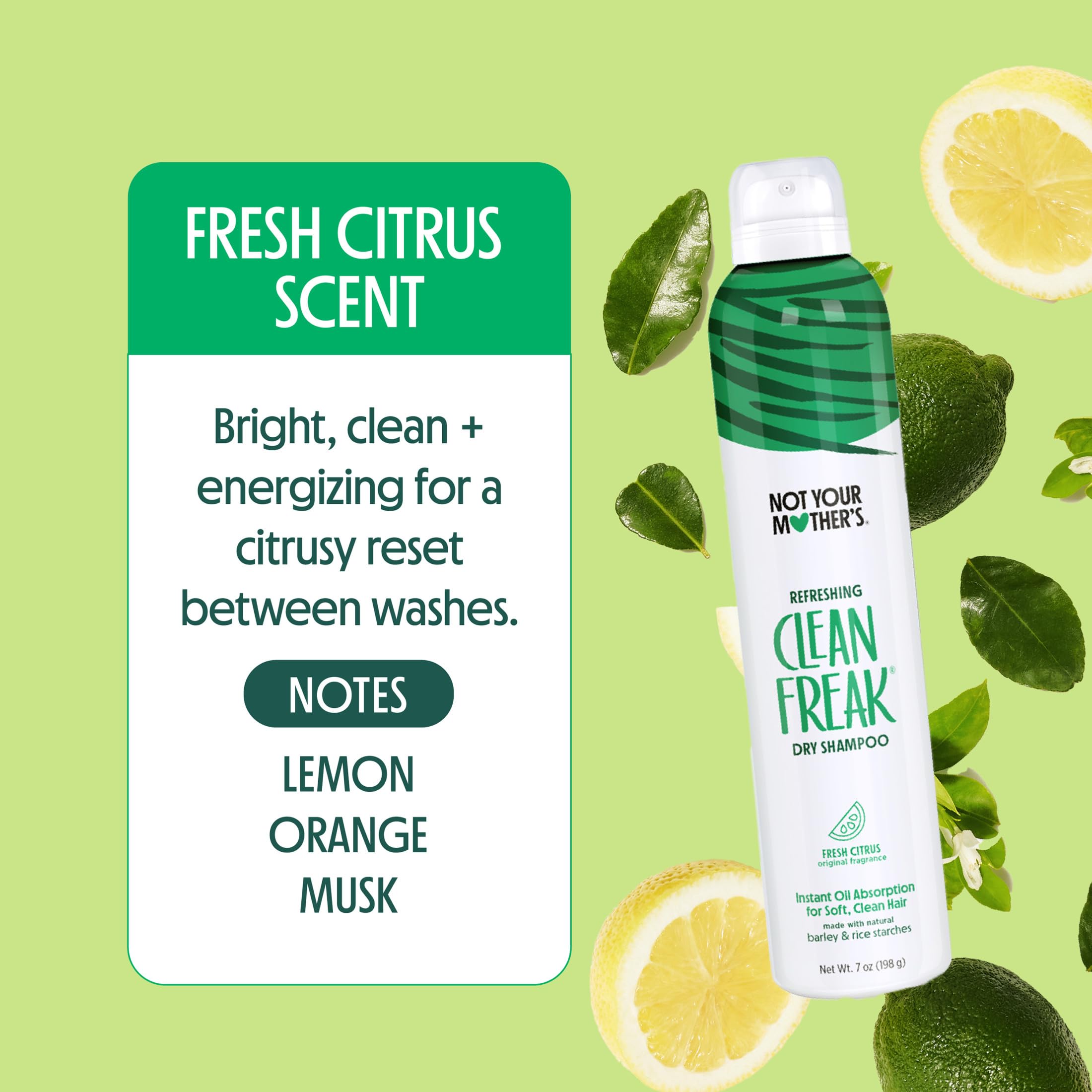 Not Your Mother's aerosol nozzle detail highlighting easy spray control