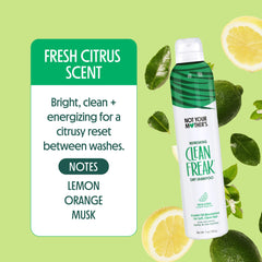Not Your Mother's aerosol nozzle detail highlighting easy spray control