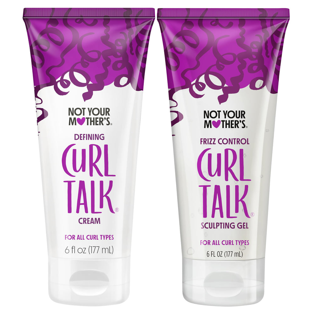 Not Your Mother's front packaging showing Curl Talk duo and benefits