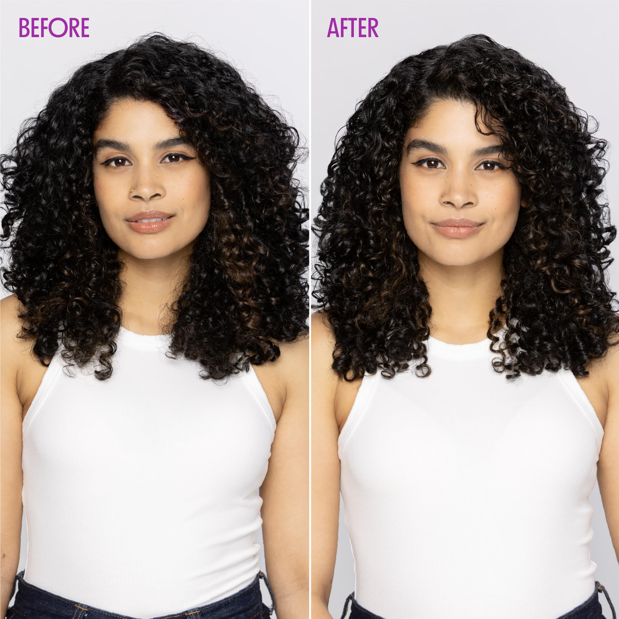 Not Your Mother's gel evenly distributed through curls for long-lasting hold
