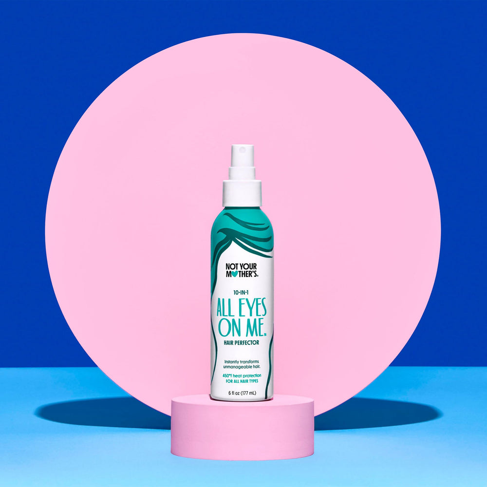 Not Your Mother's spray in use on damp hair for detangling benefit