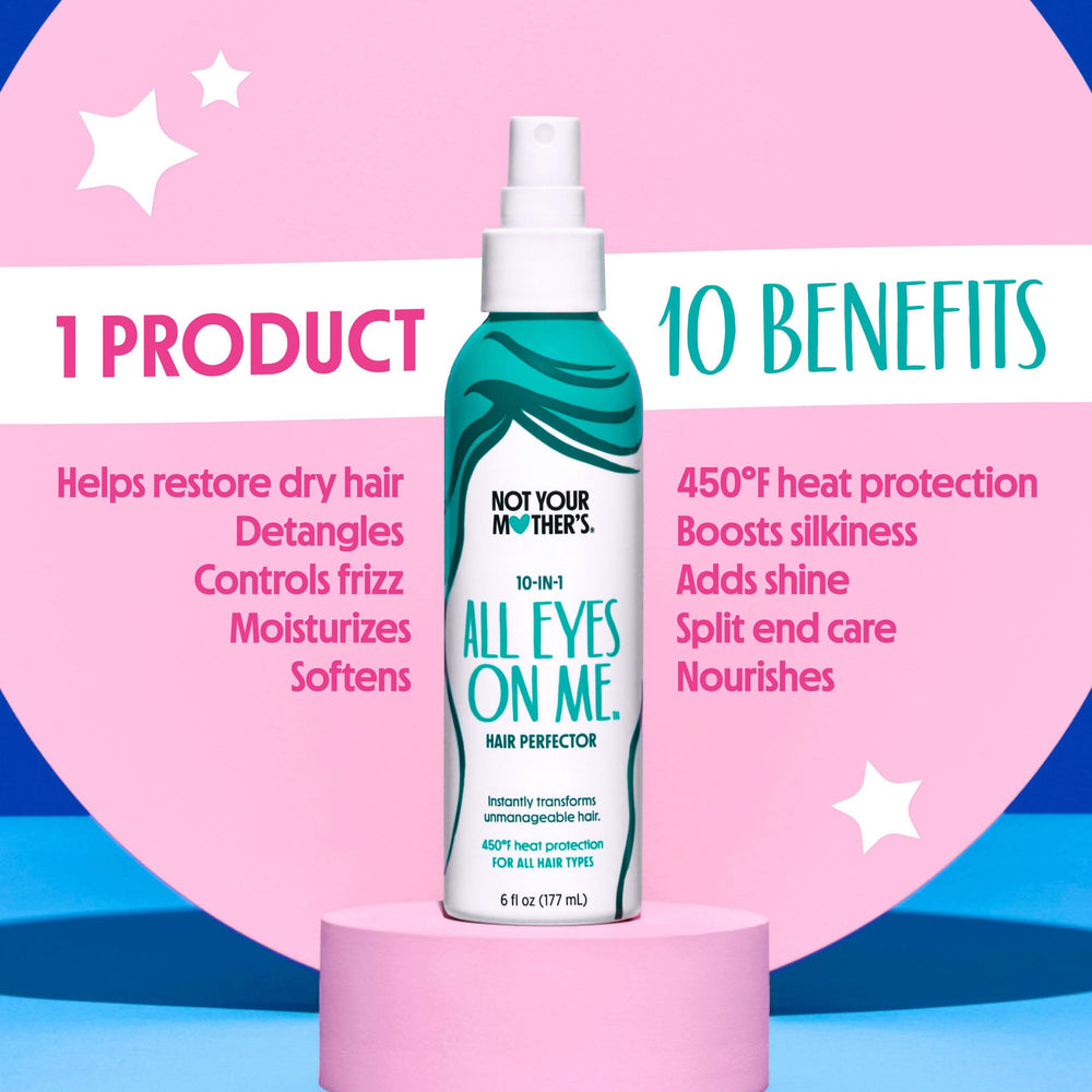 Not Your Mother's spray nozzle closeup for even mist application benefit