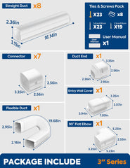 Nouscan scale comparison with tape measure illustrating 13ft kit length