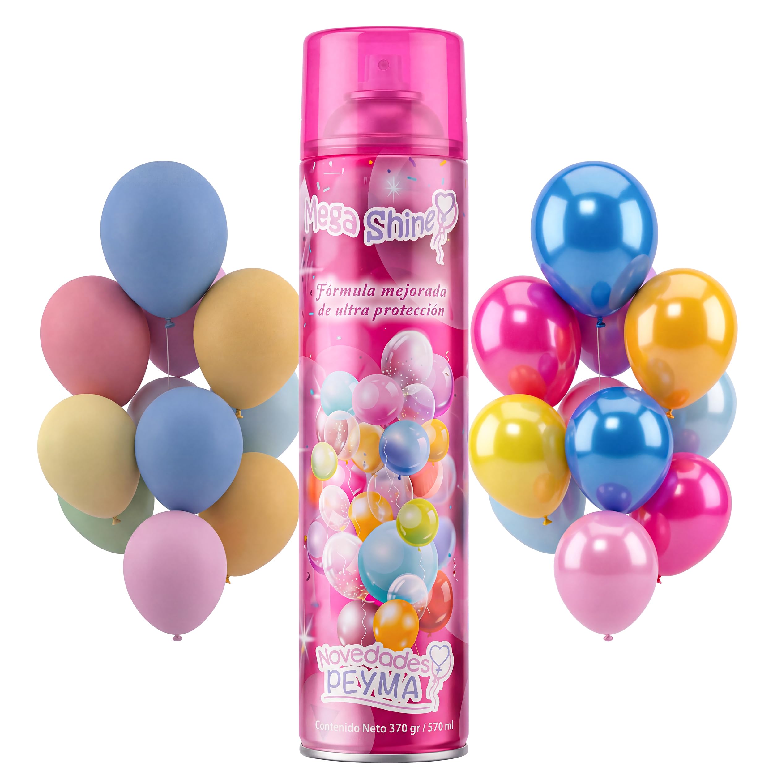 Novedades Peyma can front view showing label and 570 mL size benefit
