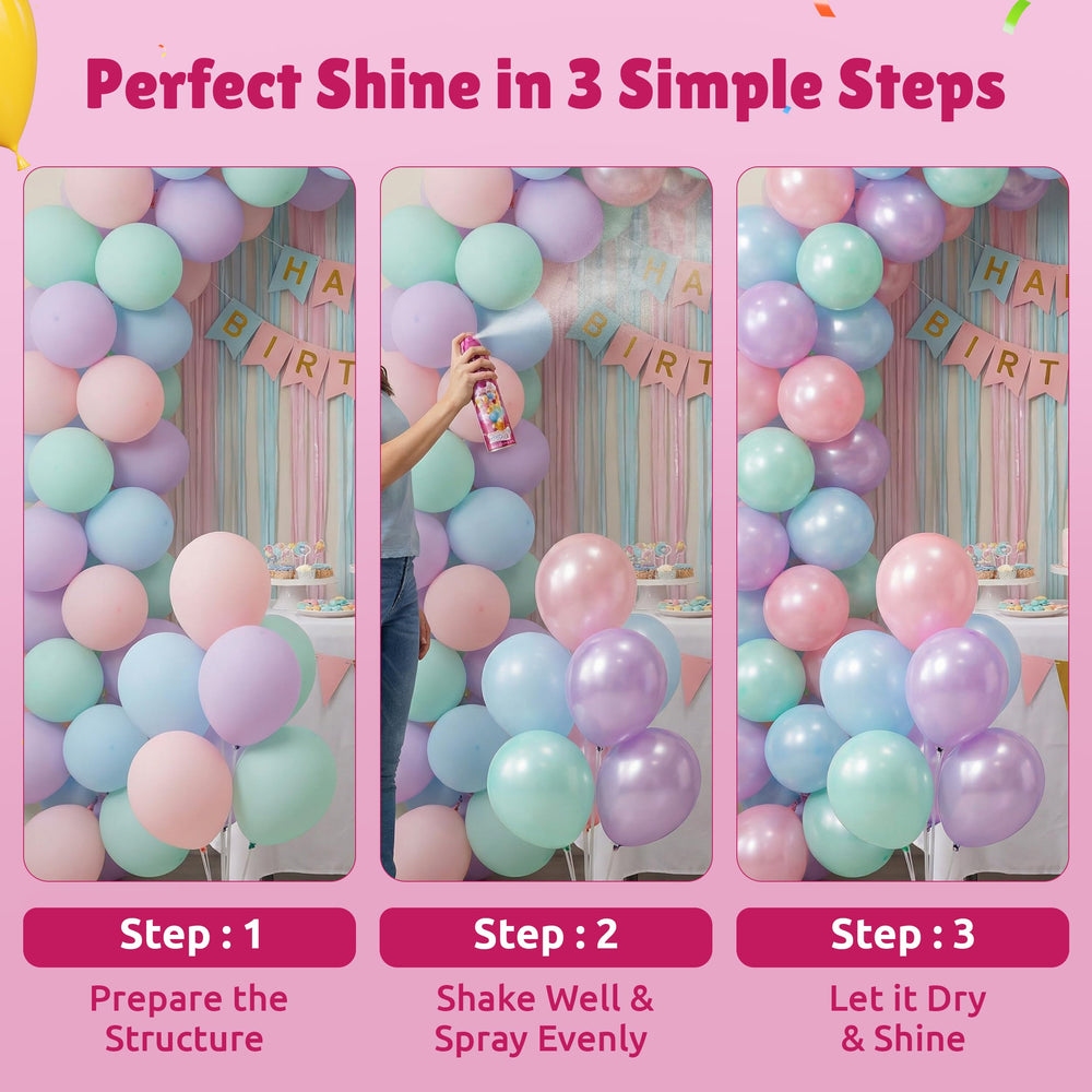 Novedades Peyma garland before and after spray showing vivid colors