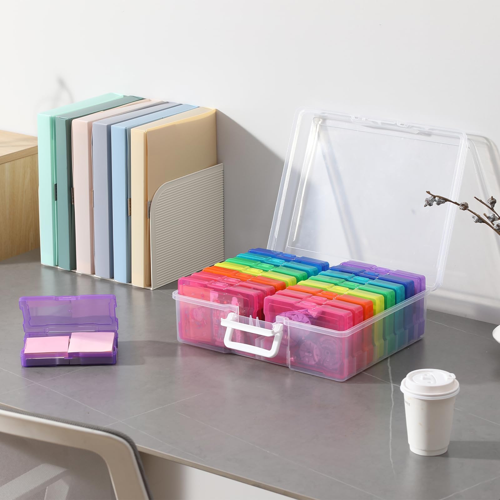 novelinks lifestyle shelf display showing tidy storage and shelf-ready design
