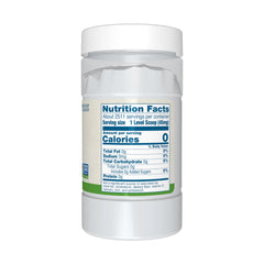 NOW BetterStevia powder texture close-up highlighting fine, concentrated extract
