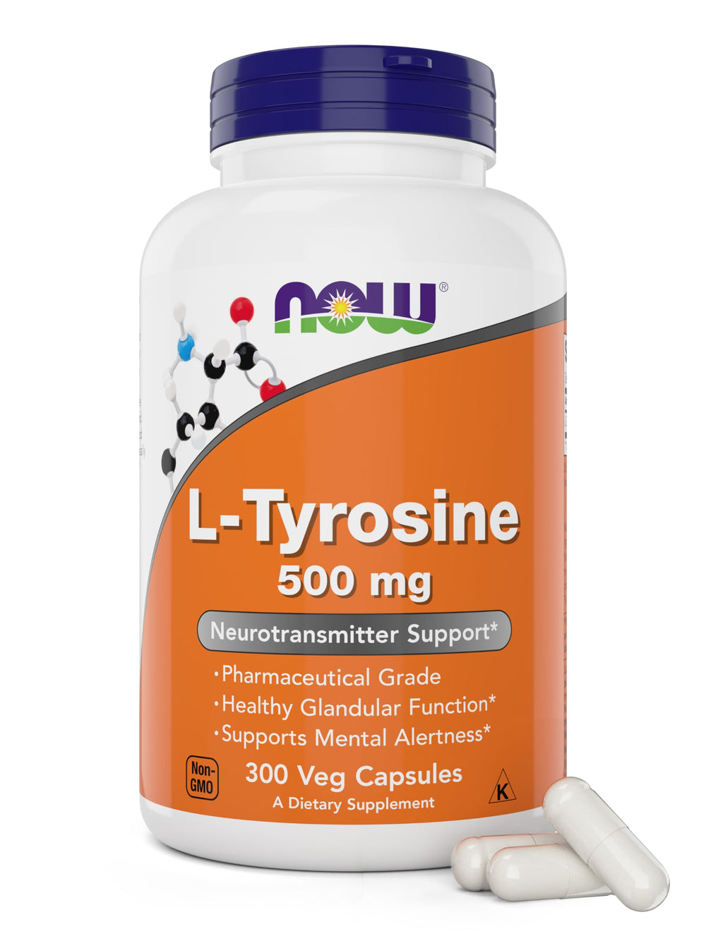 Now Foods front bottle view showing label and 300 capsule value for convenience