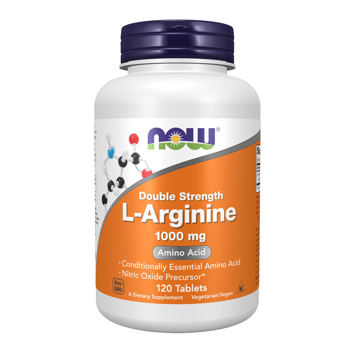 NOW front label showing product name and strength, clear benefit of potency