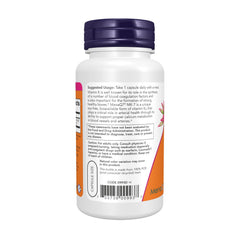 NOW MK-7 label ingredient detail showing MenaQ7 trademark and purity benefits