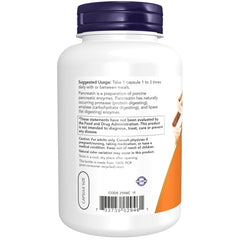 NOW Foods powdered enzyme granules detail illustrating ingredient texture and consistency benefits