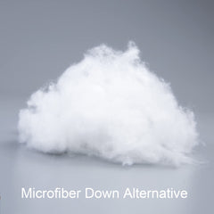 NTBAY microfiber fill detail showing fluffy down alternative comfort