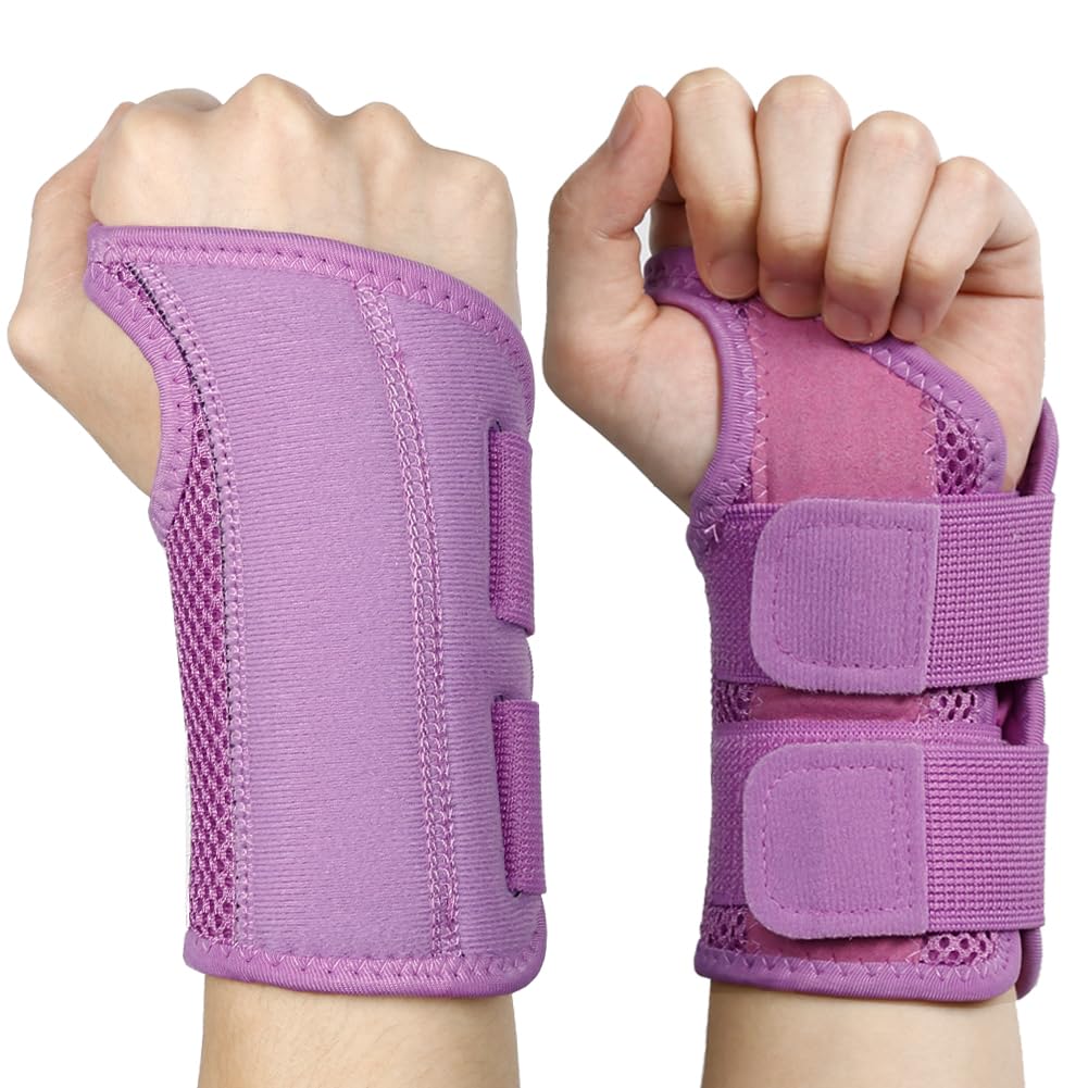 NuCamper front view of wrist brace showing full-fit support benefit