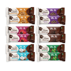 NuGo Slim ingredients label highlighting certified gluten-free and vegan
