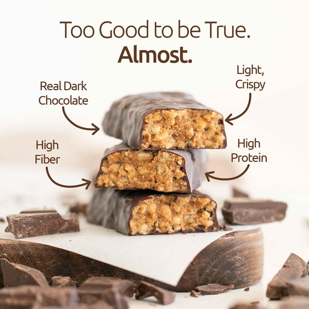 Array of NuGo Slim flavors displayed to compare taste options