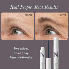 NULASTIN clear serum drop on skin showing lightweight texture