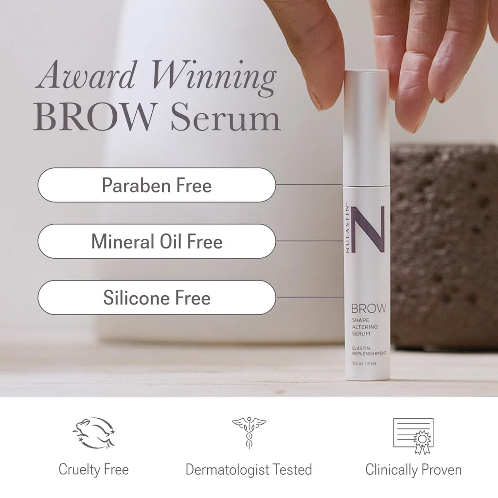NULASTIN synthetic-bristle spoolie close-up for precise application
