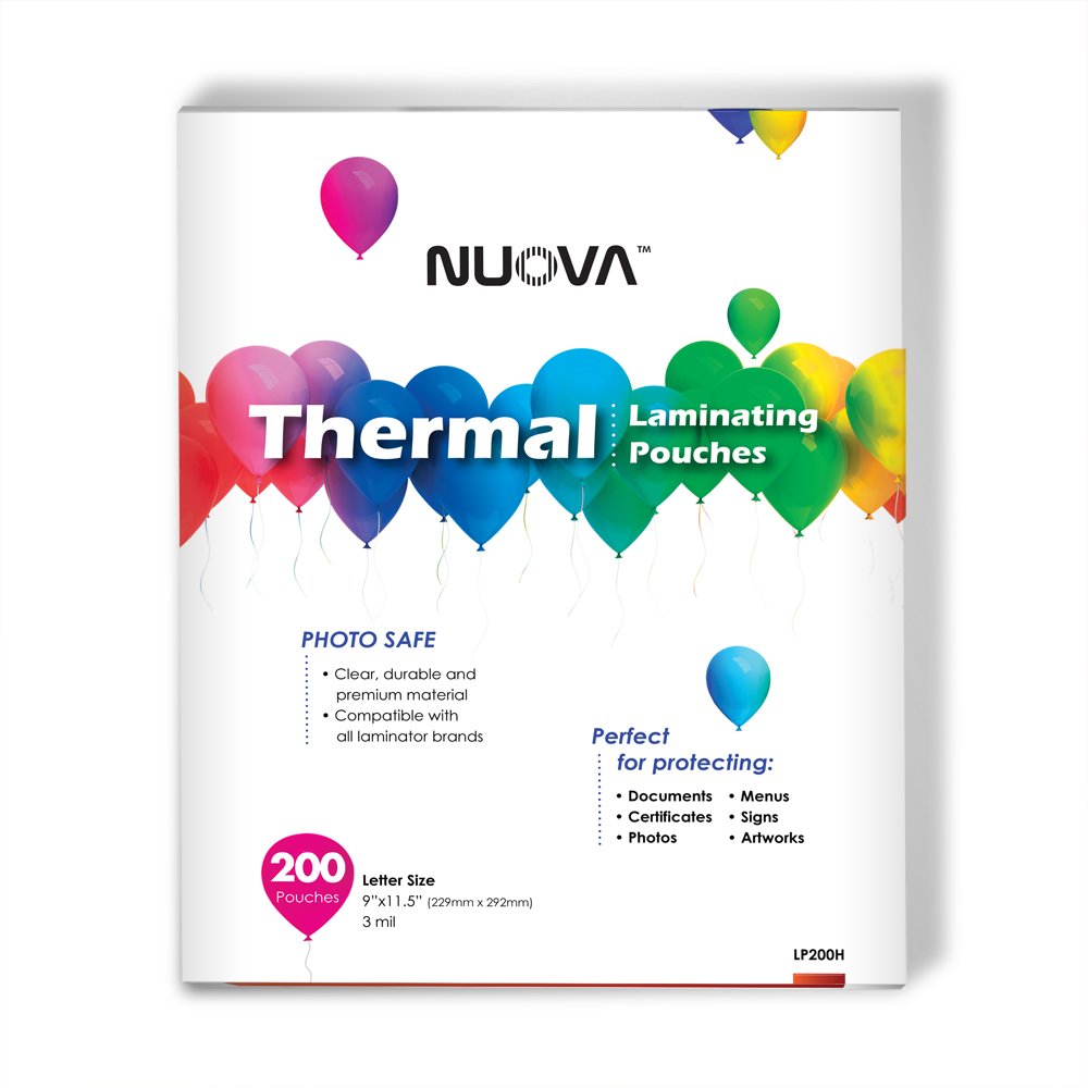 Nuova front box of 200 pouches showing packaging and count, ensures value