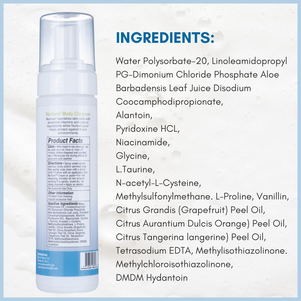 Nurture Valley bedside bottle used in caregiving scenario, easy hygiene support