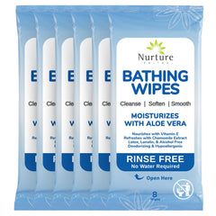Nurture Valley front packaging showing 48-count travel-ready wipes and convenience