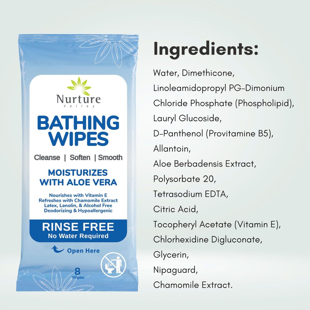 Nurture Valley wipe used outdoors for quick refresh after exercise or travel